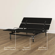 Zero Clearance & Platform Friendly, Stackable Leg Options, Multi-Motor Precision Lift