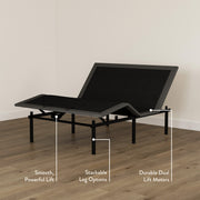 Smooth, Powerful Lift, Stackable Leg Options, Durable Dual Lift Motors
