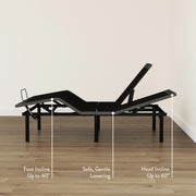 Foot Incline Up to 40 Degrees, Safe, Gentle Lowering, Head Incline Up to 60 Degrees