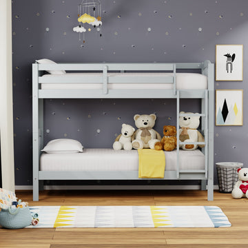 Arca Solid Wood Twin over Twin Bunk Bed