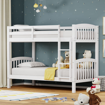 Arca Solid Wood Twin over Twin Bunk Bed