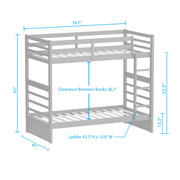 Plana Solid Wood Bunk Bed