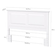 Dimensions: 62.75 in x 2.25 in x 44 in